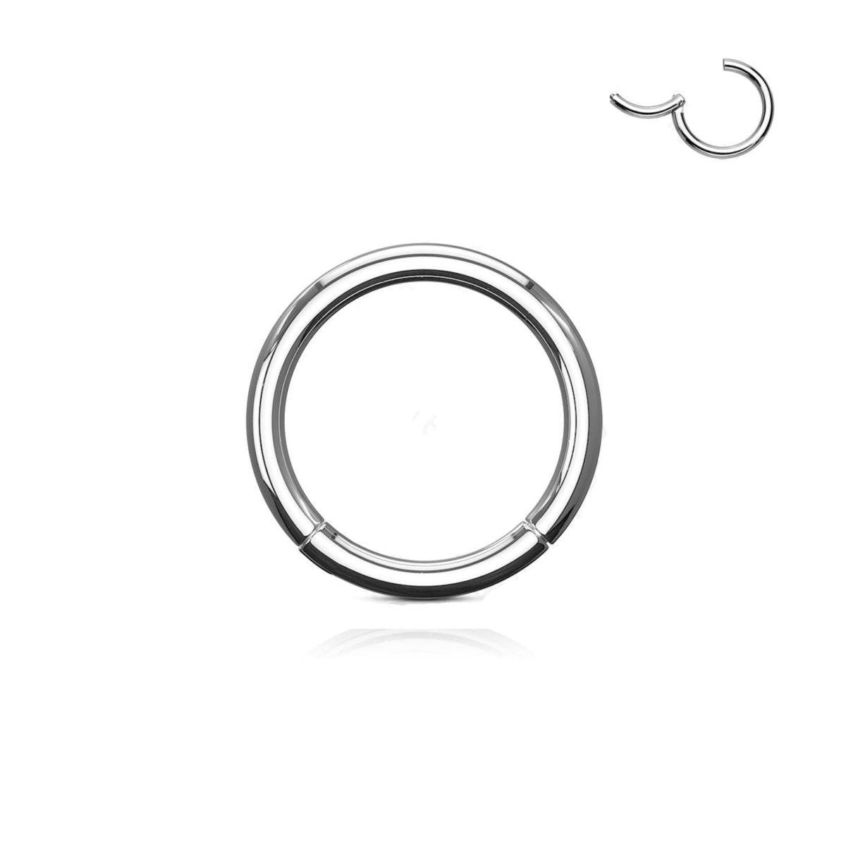 Titanium Nose Ring Hinged Segment - SkinKandy | Body Jewellery & Piercing Online Australia