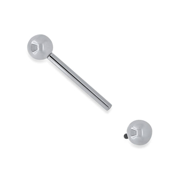 Internally Threaded Titanium Barbell