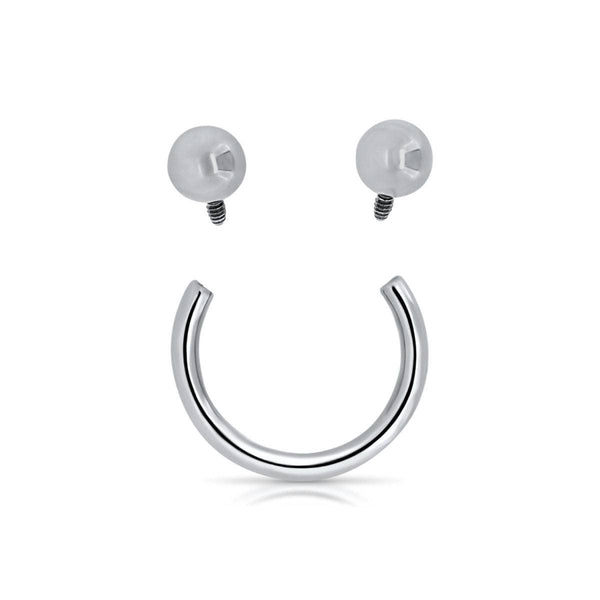 Titanium Internally Threaded Horseshoe - 16G