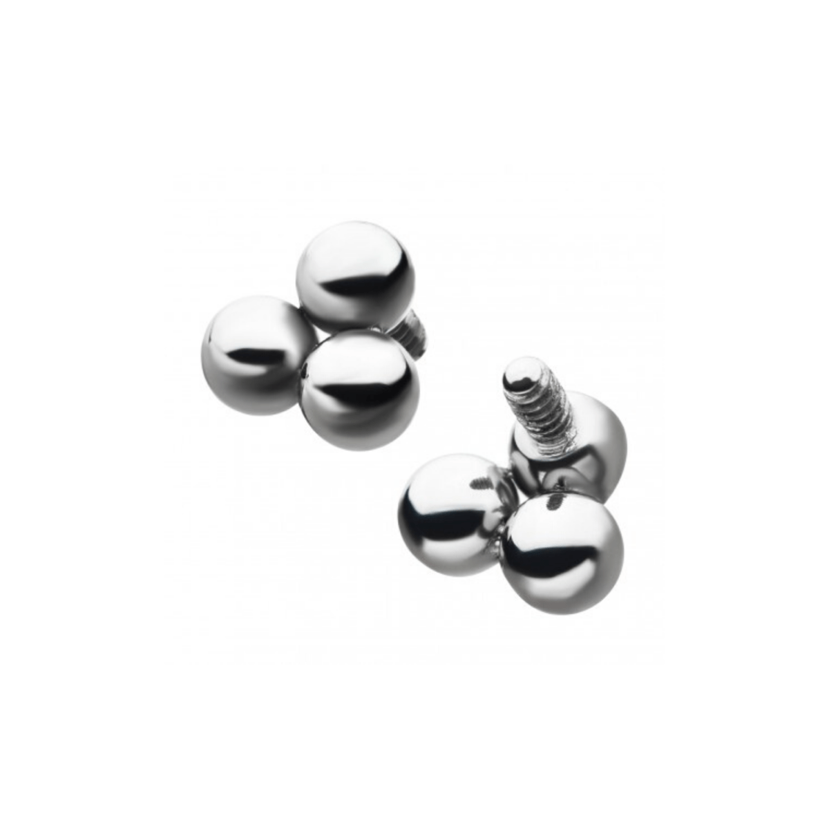 Titanium Trinity Ball Threaded Top - SkinKandy | Body Jewellery & Piercing Online Australia