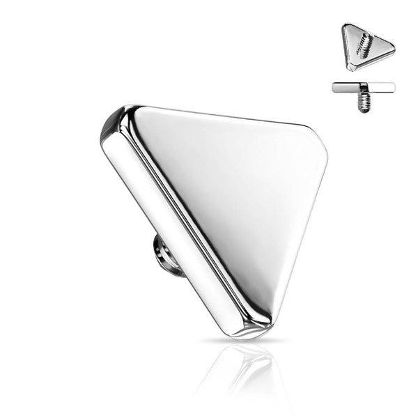 Titanium Triangle Threaded Top - 16G