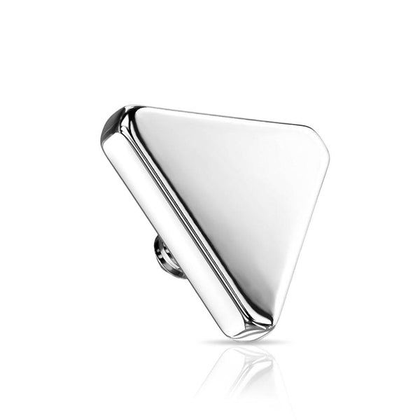 Titanium Triangle Threaded Top - 16G